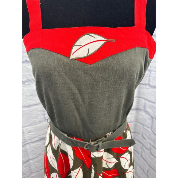 70's FINK MODELL 36 Belted Sundress Medium - Picture 5 of 6